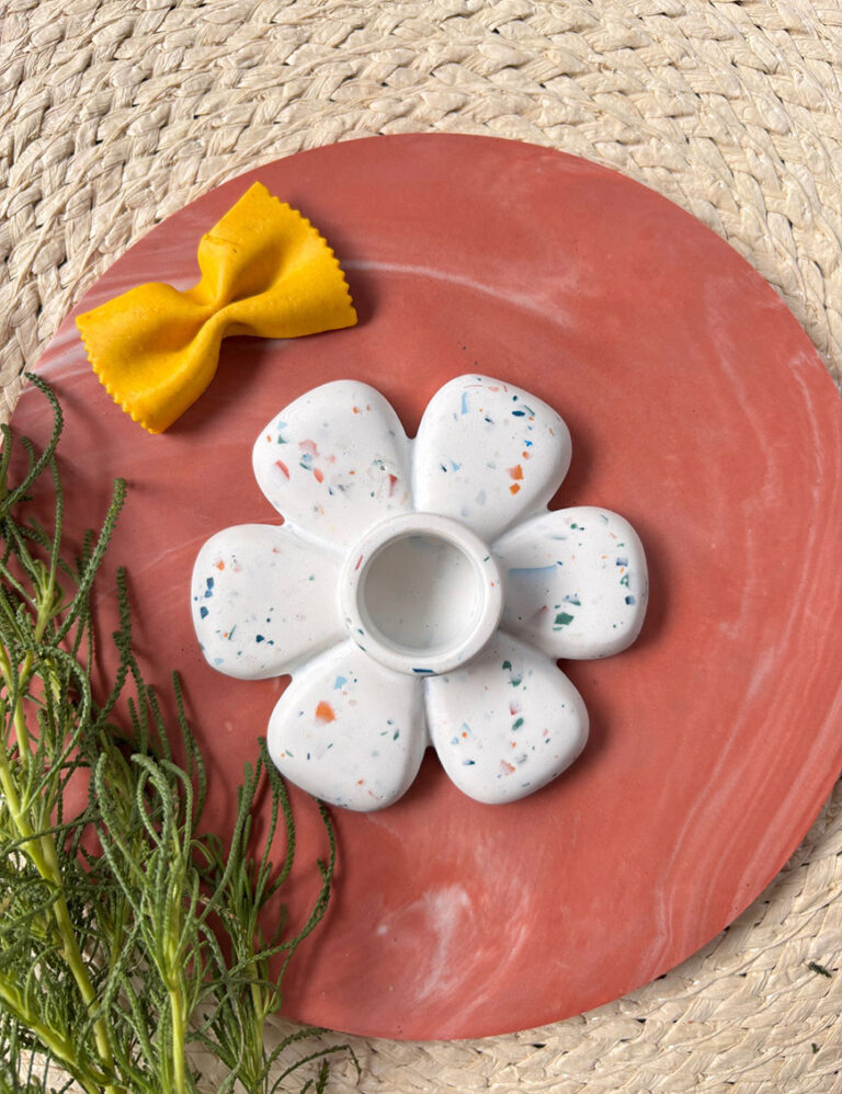 Placemat Set Terracotta red Marble Jesmonite (3)